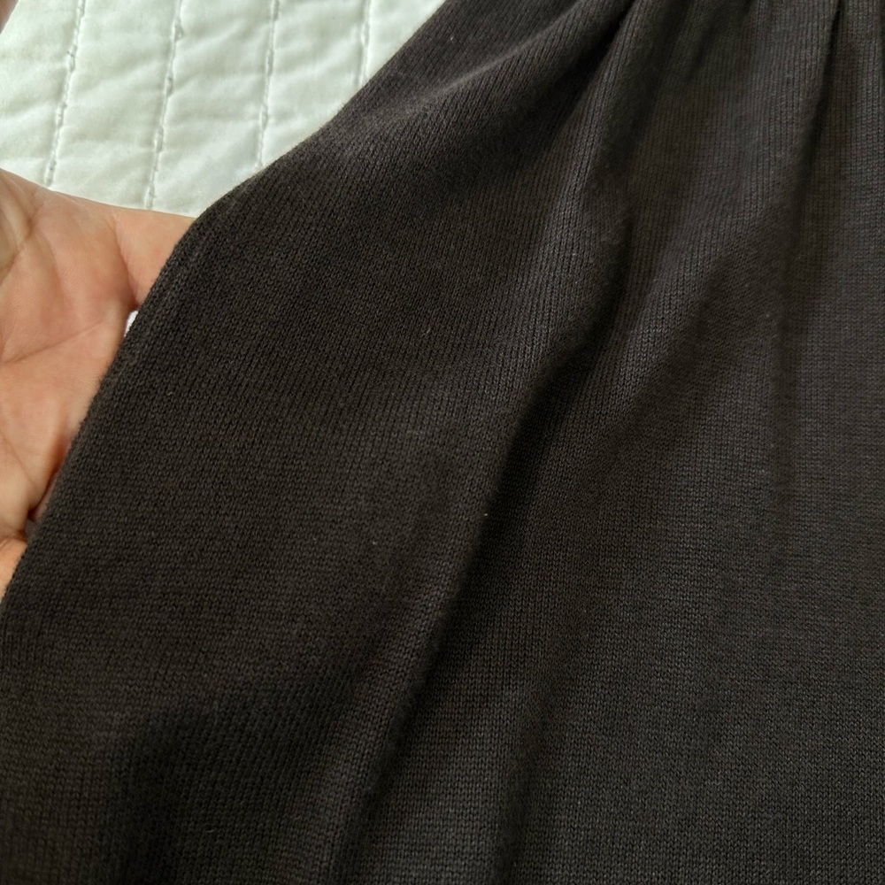 Rabbit Rabbit Rabbit Dark Brown Long Sleeve Dress With Pockets in Size M - Picture 7 of 15
